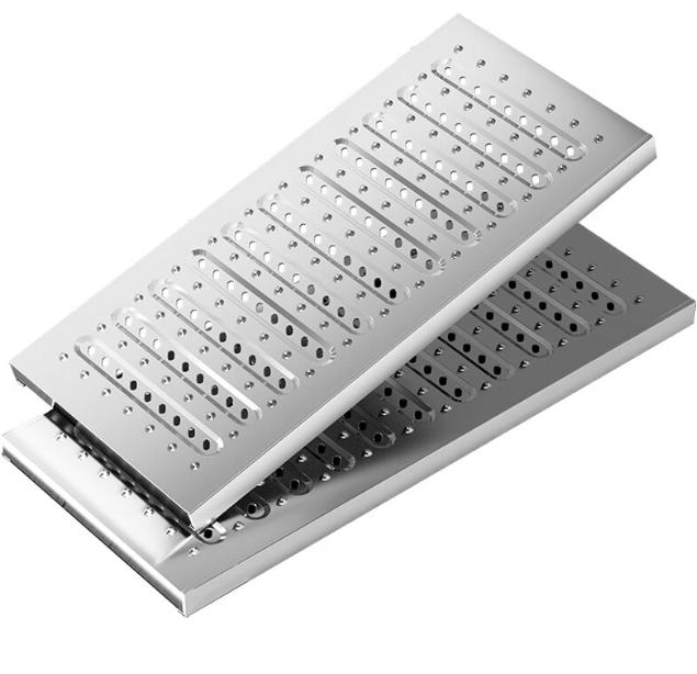 鼎湖不锈钢沟盖板展示